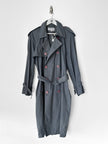 YVES SAINT LAURENT - 1980s LONG TRENCH COAT