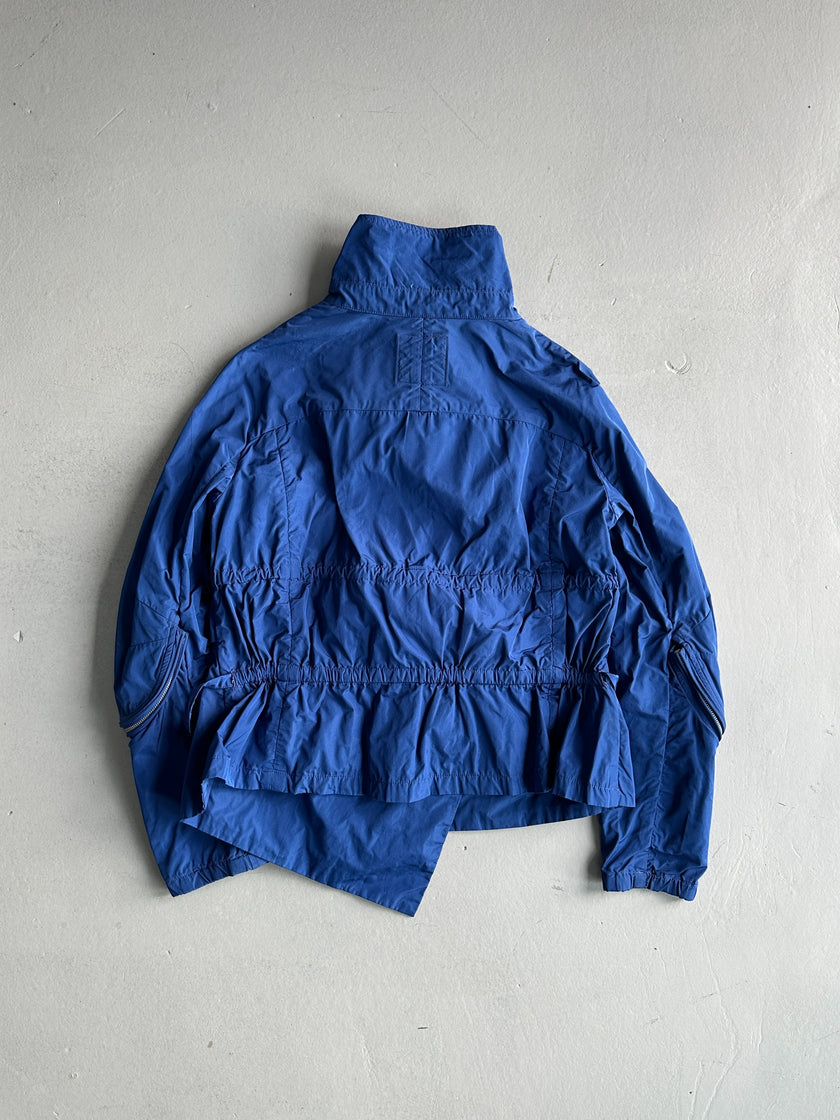 MARITHÉ + FRANÇOIS GIRBAUD - S/S 2013 FUNNEL NECK LAYERED LIGHT JACKET