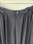 YOHJI YAMAMOTO -  S/S 1996 POLKA DOT FLARED MIDI SKIRT