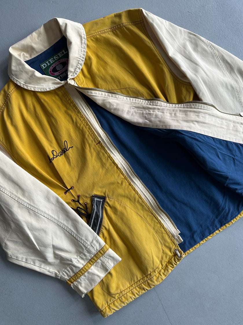 DIESEL - 1980s LIGHT JACKET WITH WAIST LACING DETAIL
