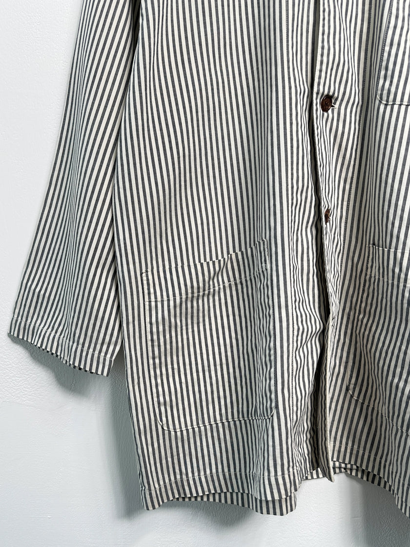 JEAN PAUL GAULTIER - 1990s RELAXED FIT STRIPED SHACKET