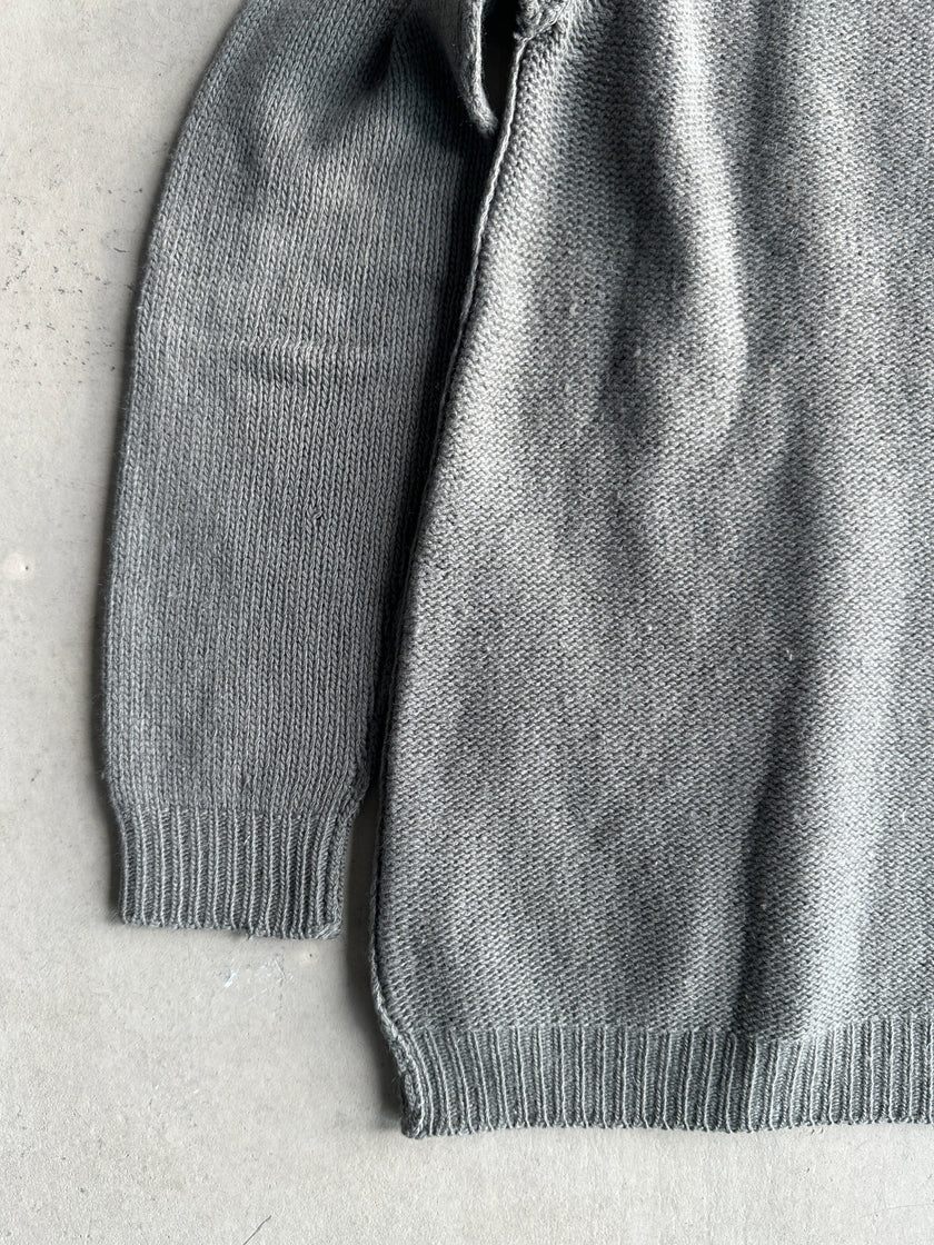 MARNI - 1990s MOCK NECK JUMPER WITH FRONT POCKETS