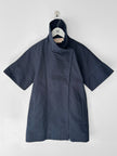 MARNI - early 2000s WIDE SHORT SLEEVE JACKET WITH ASYMMETRICAL FRONT CLOSURE