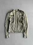 C’N’C COSTUME NATIONAL - 2000s CONTRASTING GREEN LIGHT JACKET