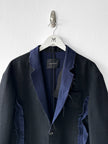 UNDERCOVER - F/W 2014 OVERSIZED DECONSTRUCTED WOOL COAT WITH RAW EDGES