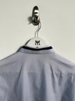 DIOR - late 2010s LONG SLEEVE SHIRT WITH CONTRAST STRIPE DETAILING AT FRONT AND COLLAR