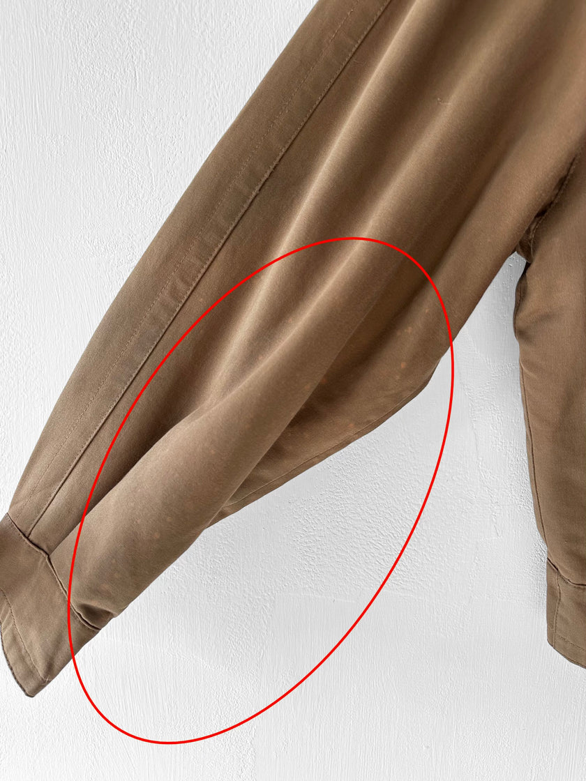 VALENTINO - 1980s CROP FIT JACKET WITH BRUSHED PILE LINING