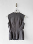 PRADA - early 2000s TECHNICAL VEST TOP WITH ADJUSTABLE WAIST BELT