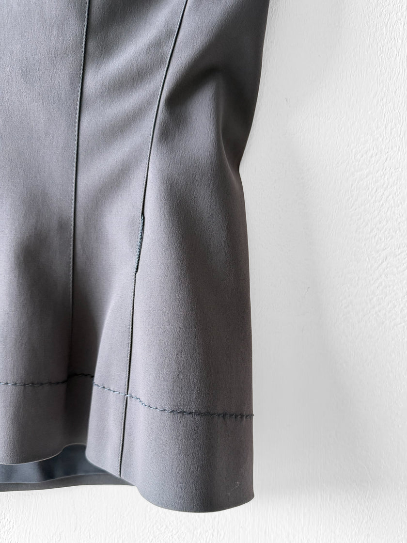 PRADA - early 2000s TECHNICAL VEST TOP WITH ADJUSTABLE WAIST BELT