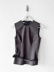PRADA - early 2000s TECHNICAL VEST TOP WITH ADJUSTABLE WAIST BELT