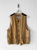 ARMANI JEANS - S/S 1995 SUEDE FRONT VEST GILET