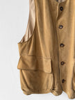 ARMANI JEANS - S/S 1995 SUEDE FRONT VEST GILET
