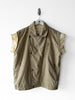 CERRUTI - 1980s 2 IN 1 ASYMMETRICAL FRONT BOMBER JACKET VEST GILET