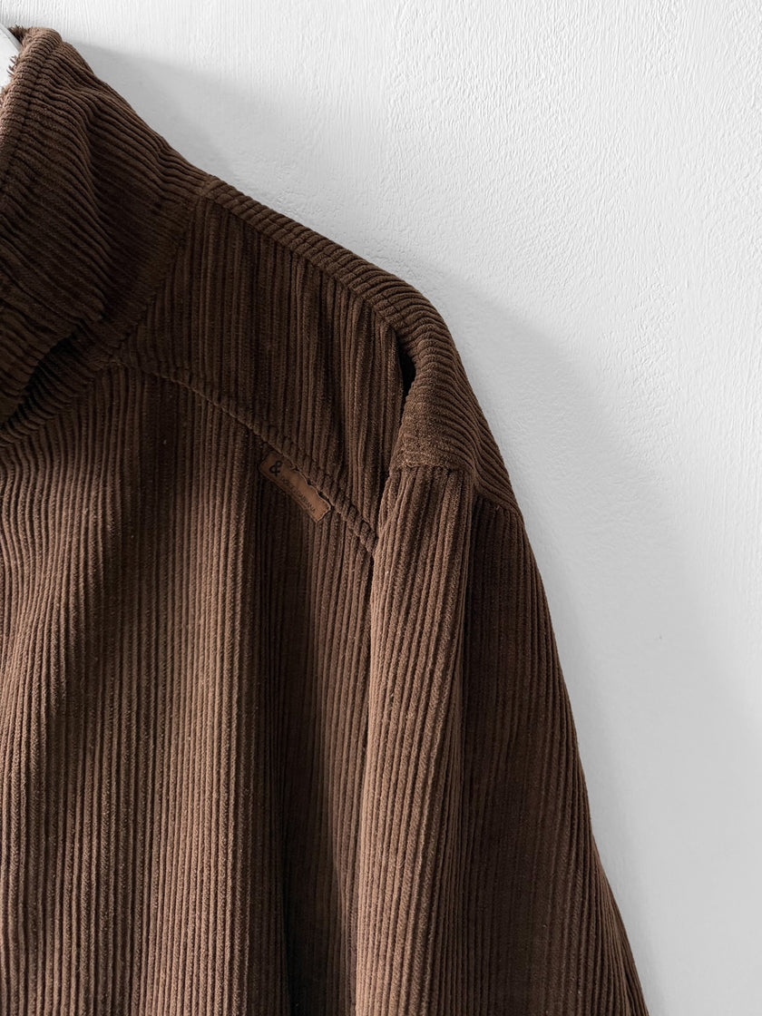 DOLCE & GABBANA - late 1990s CORDUROY JACKET WITH SHERPA LINING