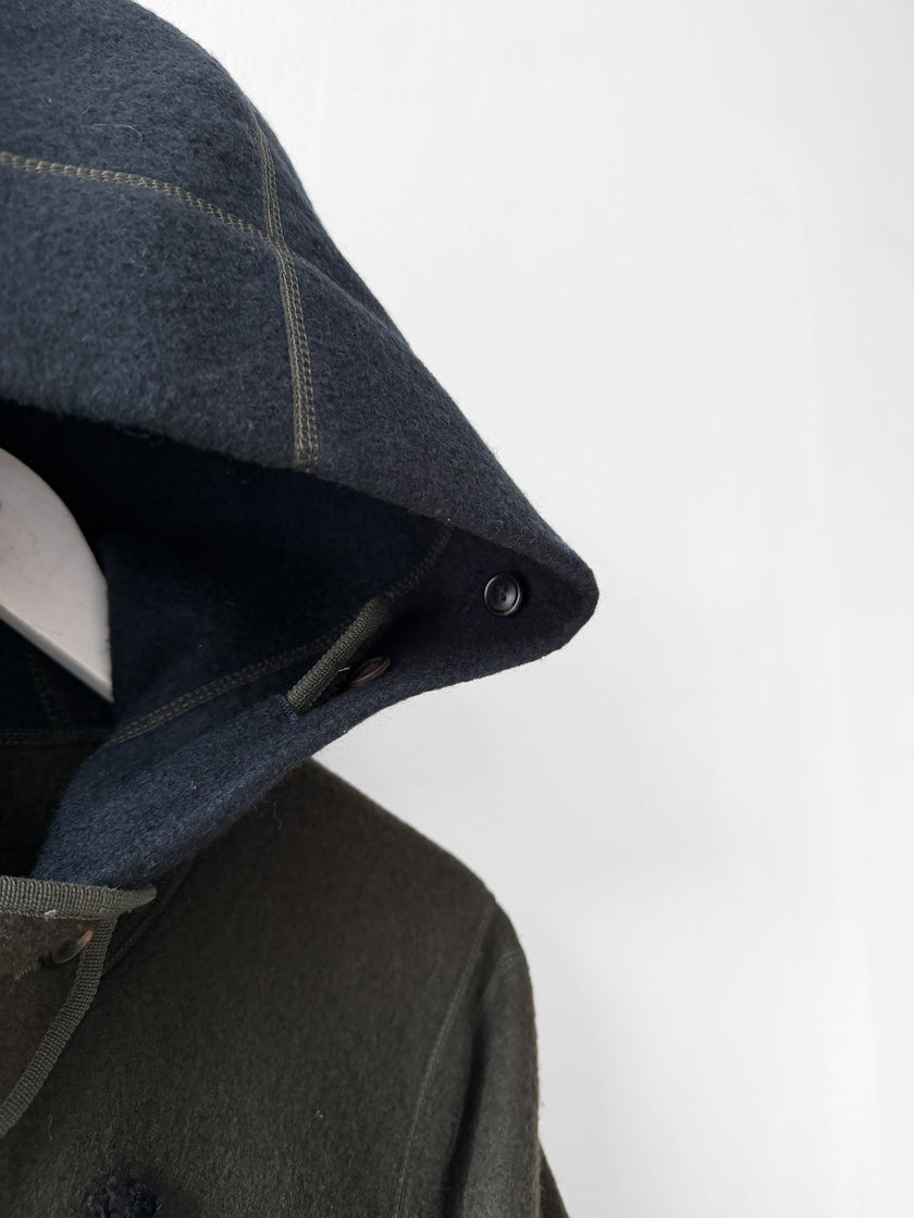 ISSEY MIYAKE - A/W 1998 PANELLED DUFFLE COAT