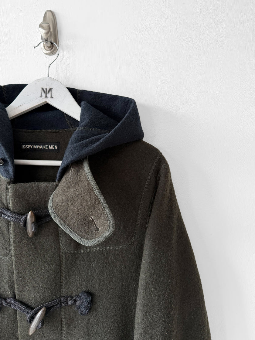 ISSEY MIYAKE - A/W 1998 PANELLED DUFFLE COAT