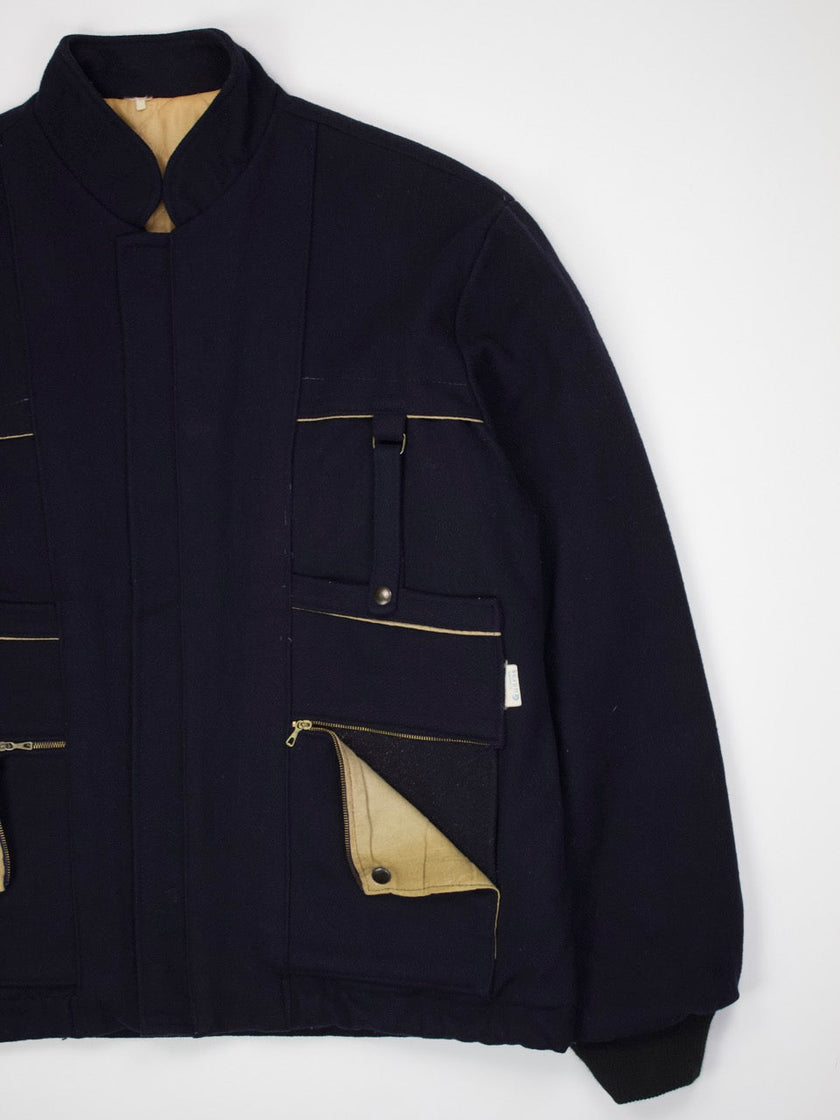 1980s WOOL MULTIPOCKETS JACKET