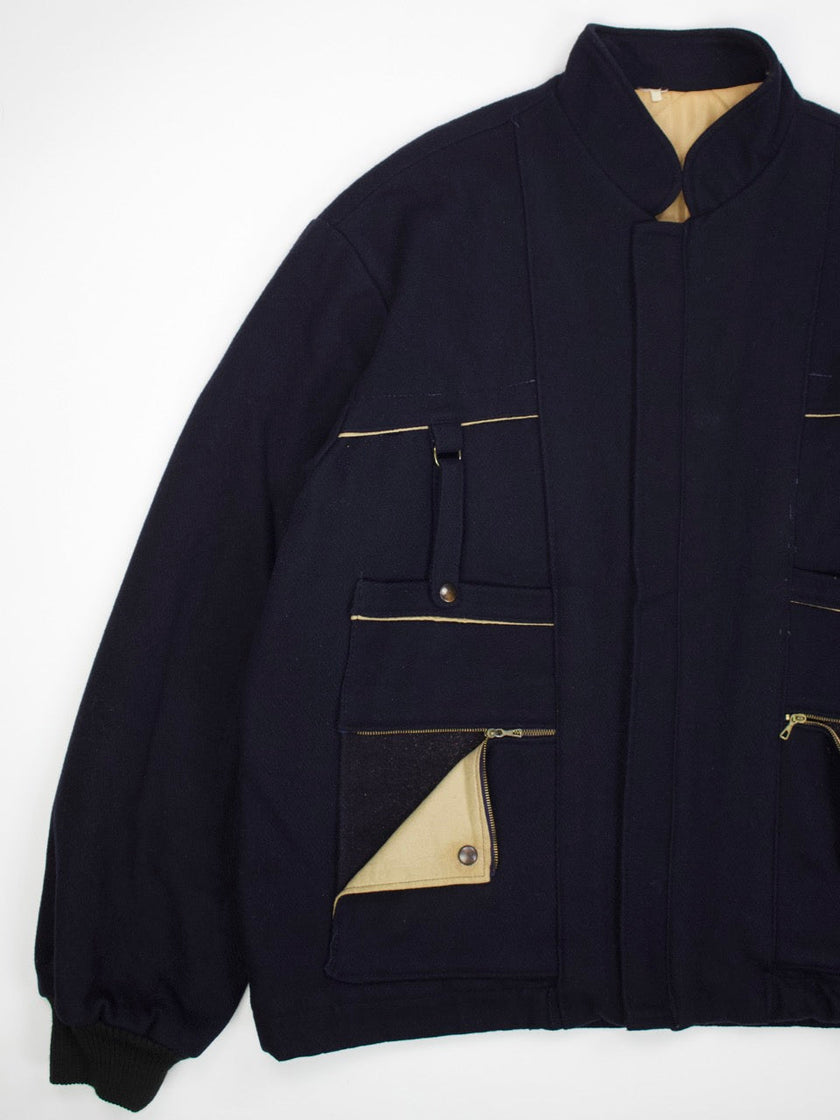 1980s WOOL MULTIPOCKETS JACKET