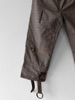 JUST CAVALLI - F/W 2006 CROPPED HOUNDSTOOTH CHECK CARGO TROUSERS