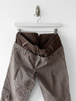 JUST CAVALLI - F/W 2006 CROPPED HOUNDSTOOTH CHECK CARGO TROUSERS