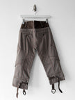 JUST CAVALLI - F/W 2006 CROPPED HOUNDSTOOTH CHECK CARGO TROUSERS