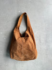 1970s SUEDE HOBO BAG