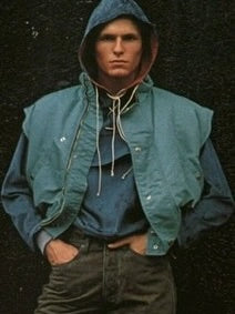 ARMANI 1980s OVERSIZED PADDED VEST
