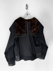 ITALIAN LABEL F/W 2005 TECHNICAL JACKET WITH OVERSIZED FUR COLLAR