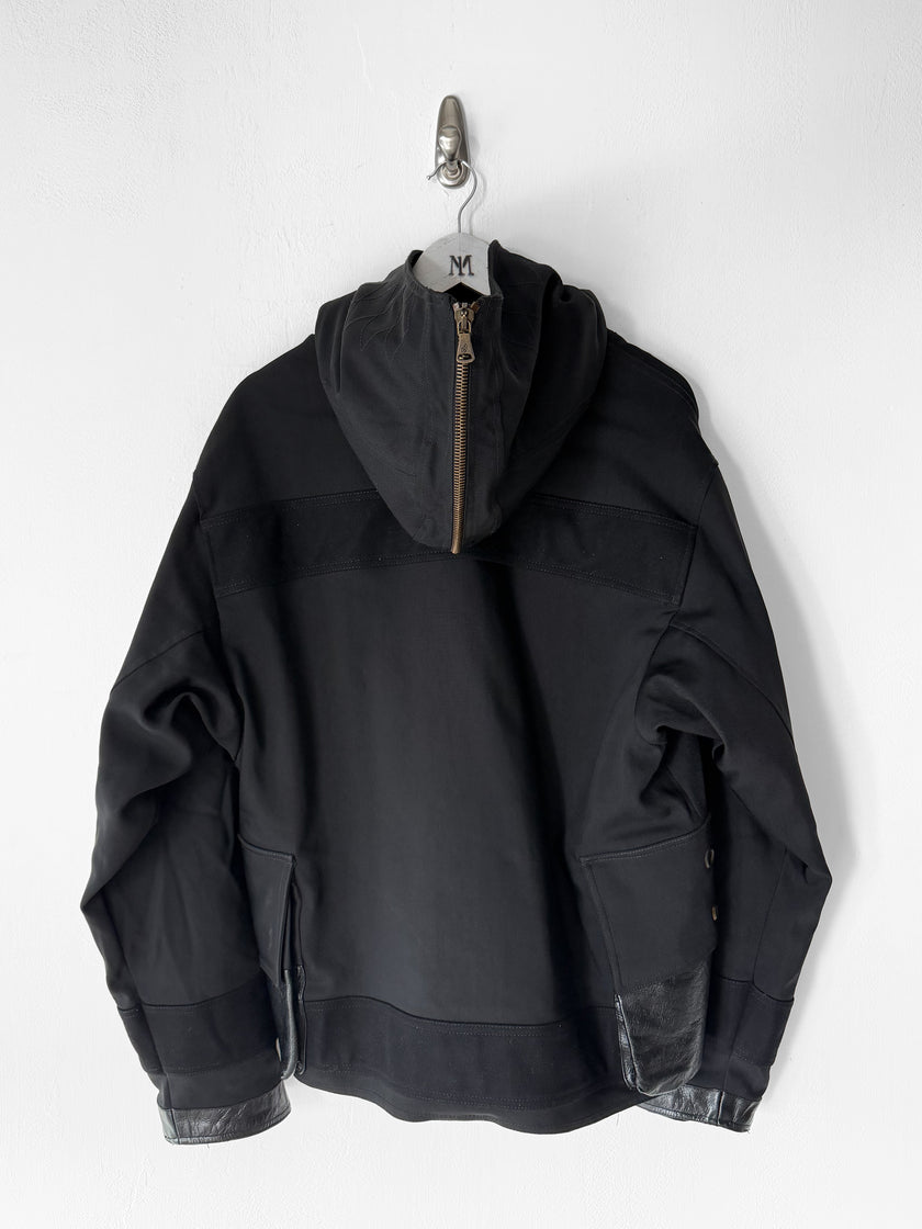 ITALIAN LABEL F/W 2005 TECHNICAL JACKET WITH OVERSIZED FUR COLLAR