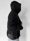 ITALIAN LABEL F/W 2005 TECHNICAL JACKET WITH OVERSIZED FUR COLLAR