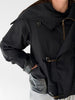 ITALIAN LABEL F/W 2005 TECHNICAL JACKET WITH OVERSIZED FUR COLLAR