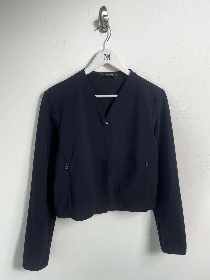 MARITHÉ + FRANÇOIS GIRBAUD - S/S 2001 CROP FIT ZIPPED JACKET