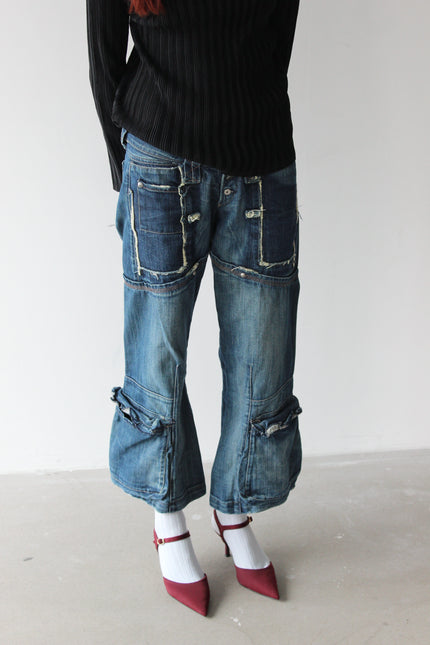 MARITHÉ + FRANÇOIS GIRBAUD - F/W 2004 LOW WAIST CARGO JEANS