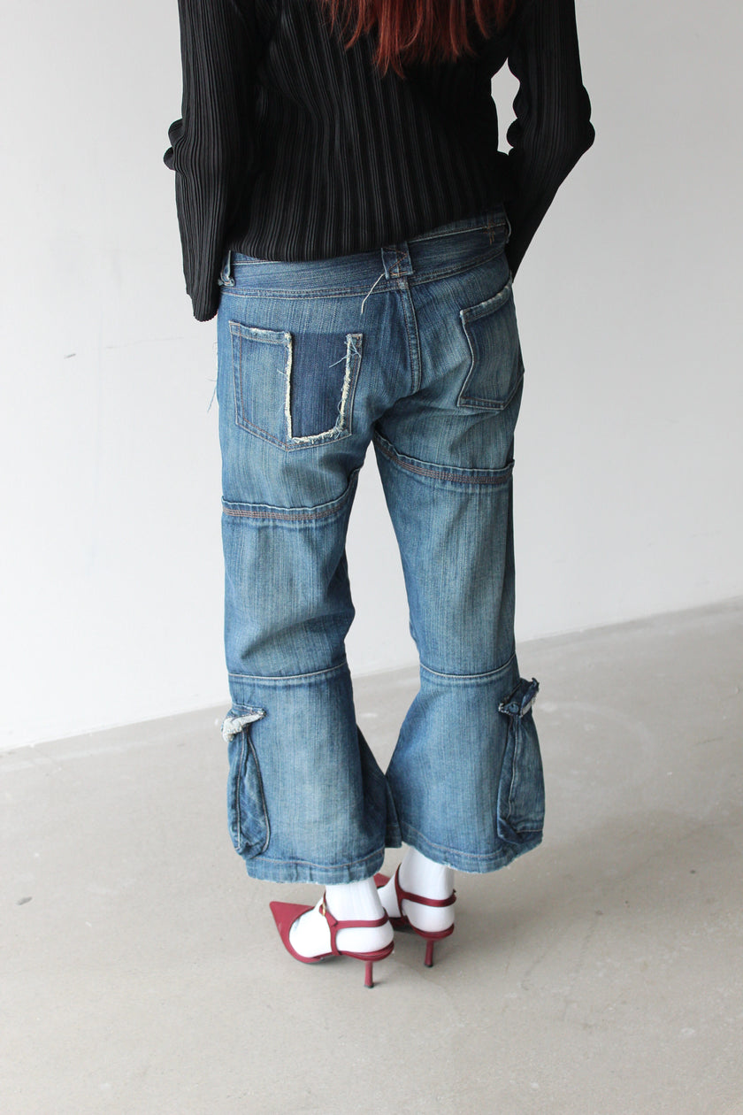 MARITHÉ + FRANÇOIS GIRBAUD - F/W 2004 LOW WAIST CARGO JEANS