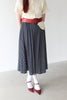 YOHJI YAMAMOTO Y's bis -  S/S 1996 POLKA DOTS FLARED MIDI SKIRT