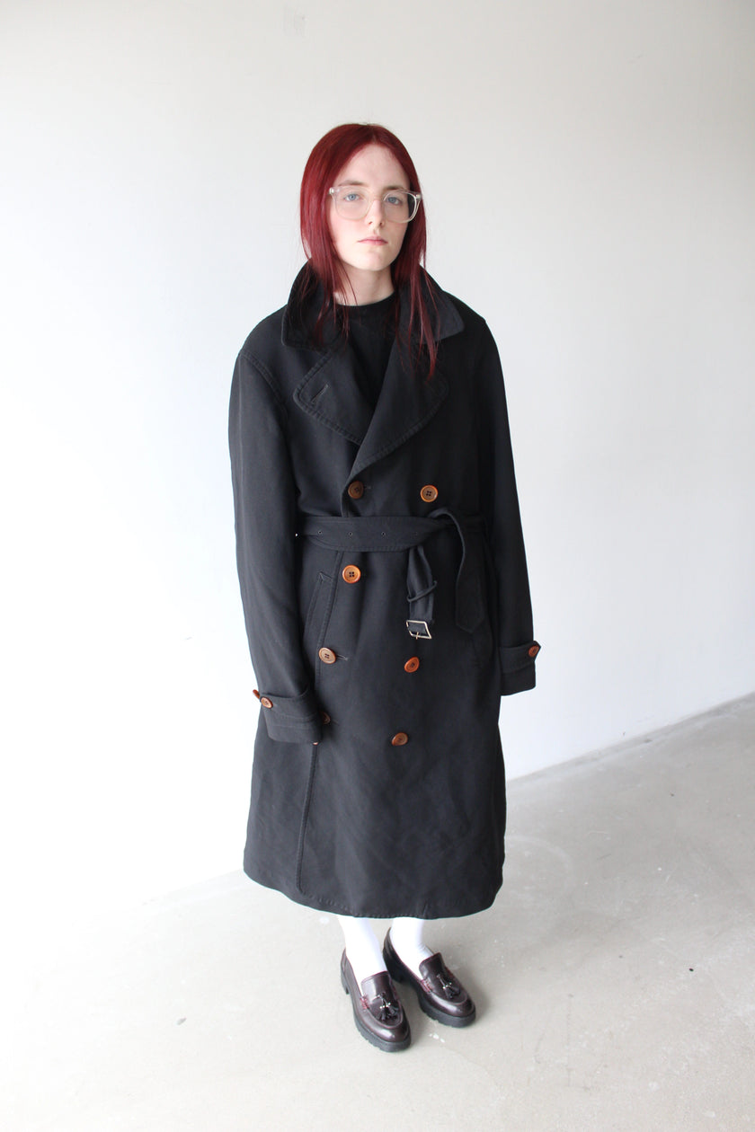 COMME DES GARÇONS HOMME PLUS - F/W 2017 DOUBLE BREASTED OVERSIZED TRENCH COAT