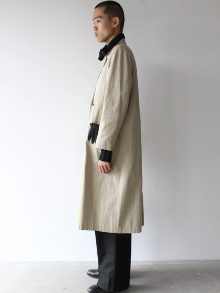 YOHJI YAMAMOTO Y'S - 1980s DOUBLE BREASTED TRENCH COAT