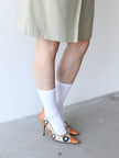 MIU MIU - 1990s WAFFLE COURT HEELS