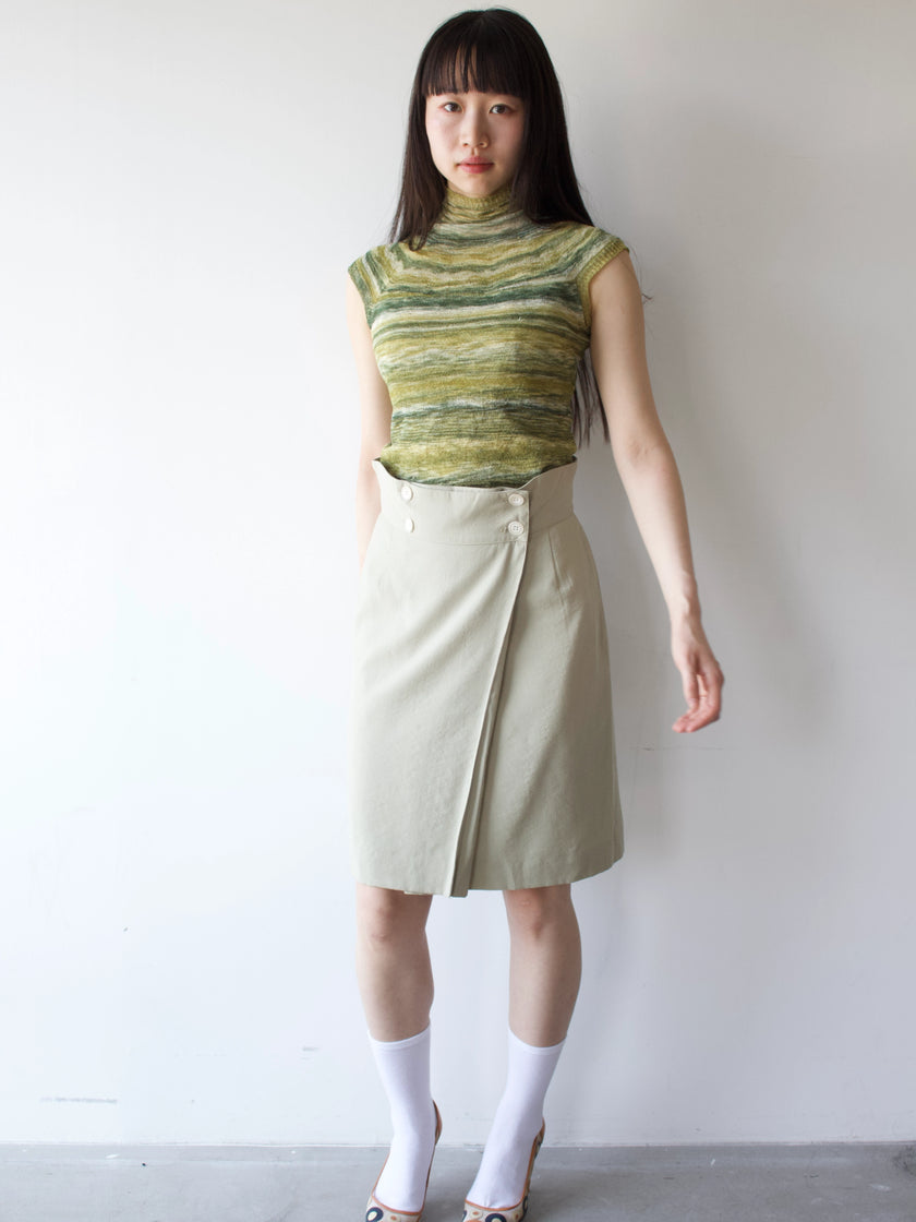 HIROKO KOSHINO - 1990s SEMI SHEER KNIT TOP