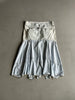 MARITHÉ + FRANÇOIS GIRBAUD - 2000s PANELED PLEATED SKIRT
