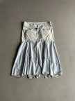 MARITHÉ + FRANÇOIS GIRBAUD - 2000s PANELED PLEATED SKIRT