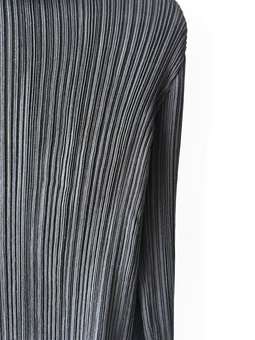 ISSEY MIYAKE - F/W 2007 OPEN FRONT PLEATED BLOUSE