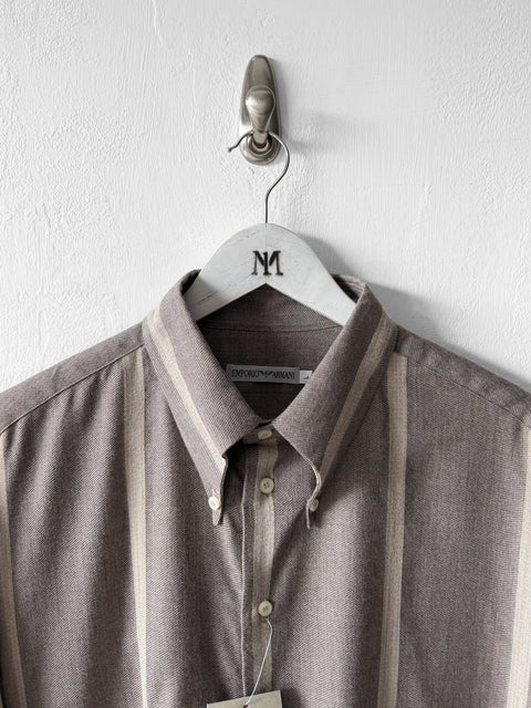 EMPORIO ARMANI - early 1990s RELAXED FIT STRIPED SHIRT