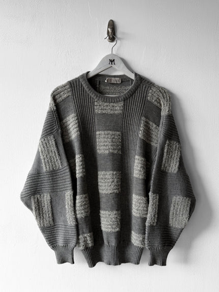 GIANNI VERSACE - 1980s TEXTURED KNIT JUMPER