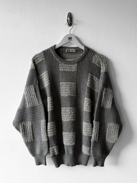 GIANNI VERSACE - 1980s TEXTURED KNIT JUMPER