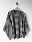 GIANNI VERSACE - 1980s TEXTURED KNIT JUMPER