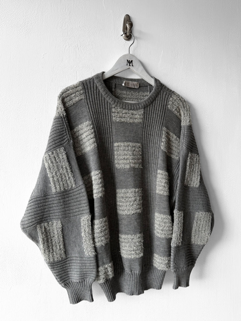 GIANNI VERSACE - 1980s TEXTURED KNIT JUMPER