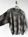 GIANNI VERSACE - 1980s TEXTURED KNIT JUMPER