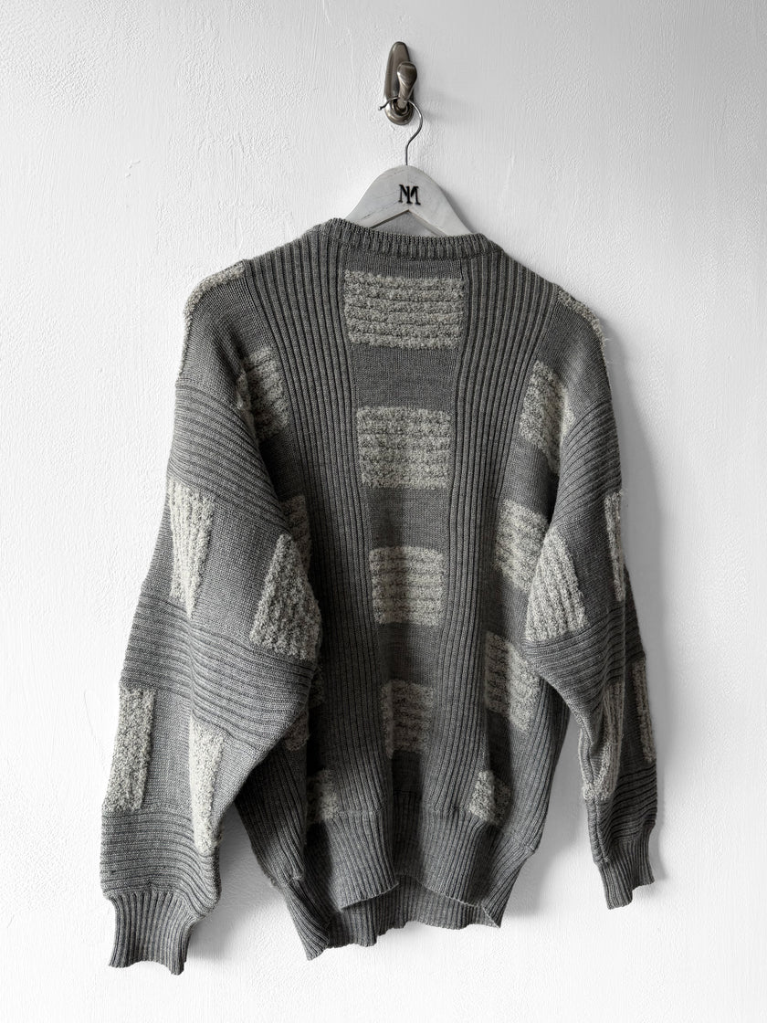 GIANNI VERSACE - 1980s TEXTURED KNIT JUMPER