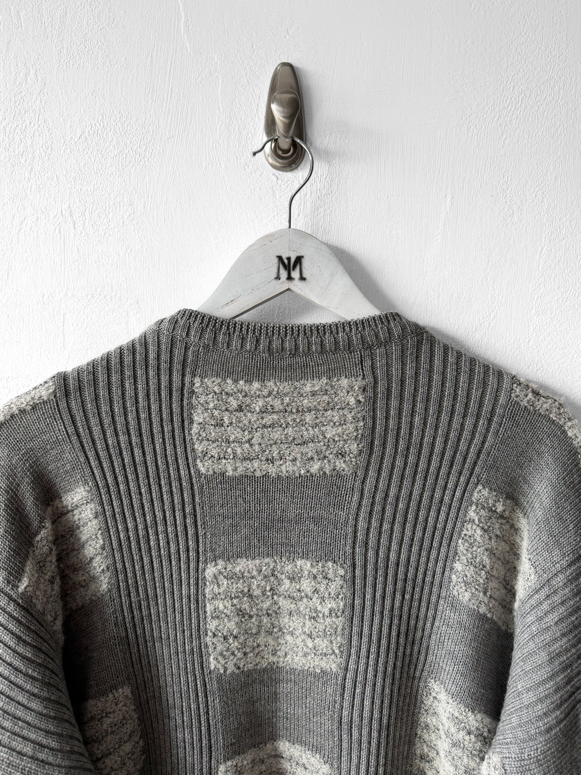GIANNI VERSACE - 1980s TEXTURED KNIT JUMPER